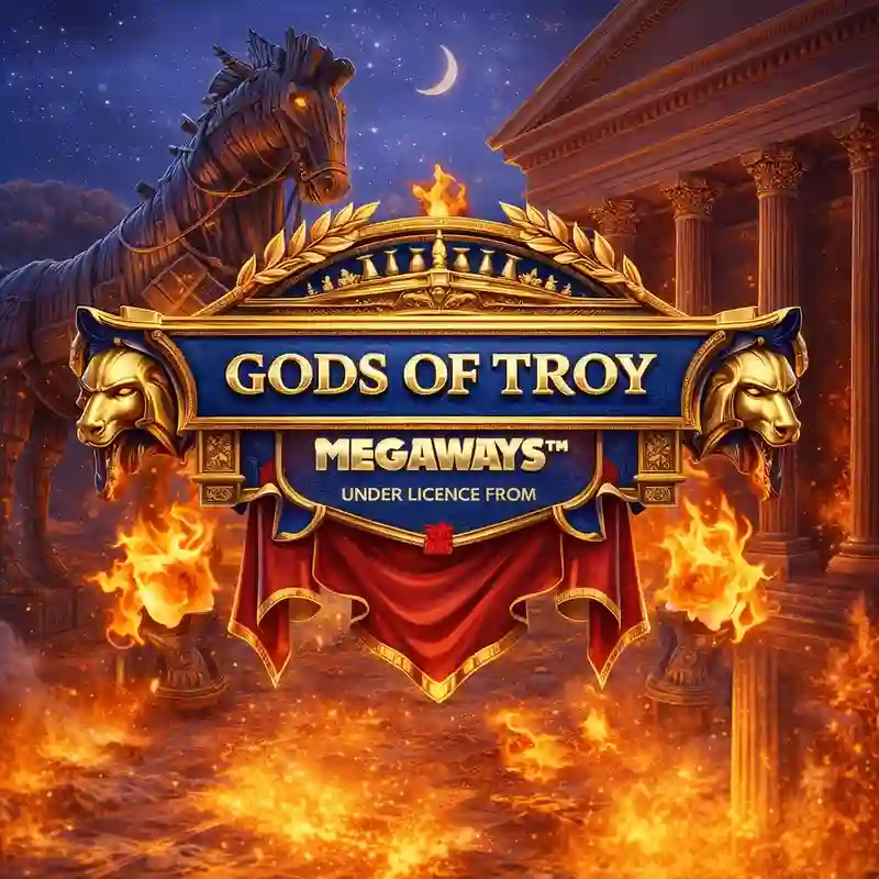 Gods of Troy MegaWays slot game interface sa 771bet